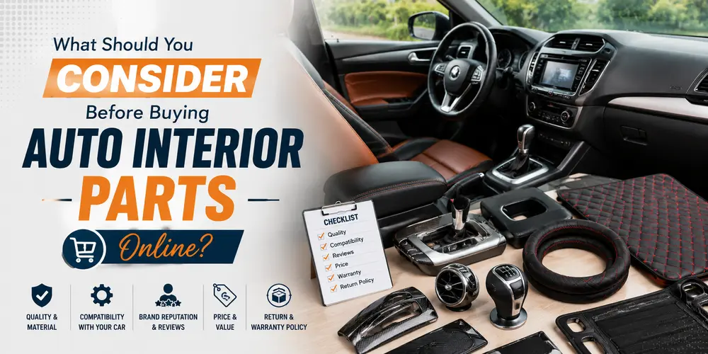 What Should You Consider Before Buying Auto Interior Parts Online?